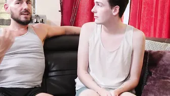 Queer stepdad teaches son how to top his BF