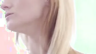 Tight ass shorts and a crop top highlight Hope Harpers full boobs and booty although botho f those assets looks