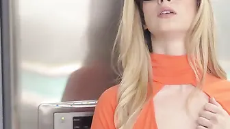 Joshua Lewis keeps having fun Halloween pranks on his stepsister Molly Little. Molly goes to the fridge to got some eggs