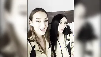 Andi Rose and her friend Jazmin Luv have decided to do a ghost hunting schtick.