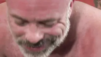 Inked stud Isaac X creampies daddy after raw fucking him