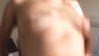 Dark Haired eighteen with round ass gets vagina banged with big black cock