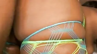 African BBW with a nasty african rough dick in her butt