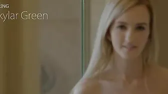 As crazy hot blonde Skylar Green dries off from her indulgent bath tub she smiles inside anticipation of gets filthy again when