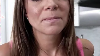 Step-Son Bends Step Mom Over to GIVE His Gift