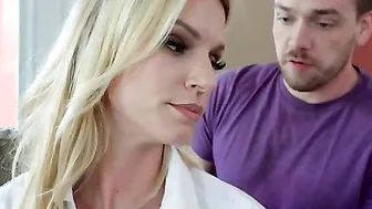 Kyle Mason has a thing for his bigtit stepmom Rachael Cavalli but he would never dream of going for it.