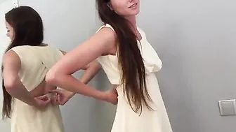 Check out the way Serenity Swoon looks inside a dress This Hot cunt with mouth loves to dance but when shes not