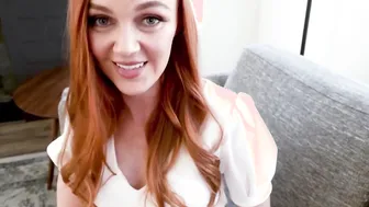 Redhead MILF stepmom convincing stepson