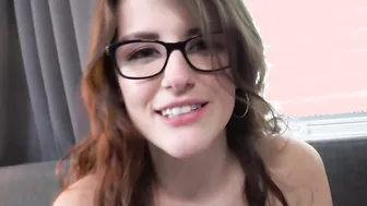 My busty stepsis drank a shot glass of my cum