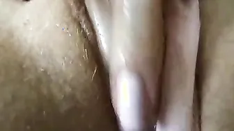 Round booty eighteen getting cum on lingerie during doggy style showing off