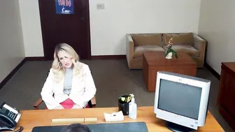Test porn video – Blonde MILF wants to become the sex ed teacher