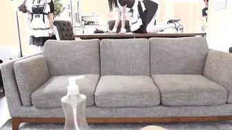 Serious porn video – Maids taking care of dick during cleaning