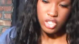 Guy inside prison getting screwed by ebony bitches
