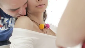 Threesome with two cumshots