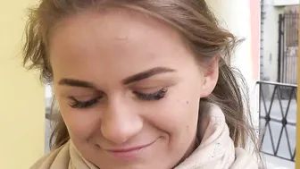 Perky porn casting first-timer