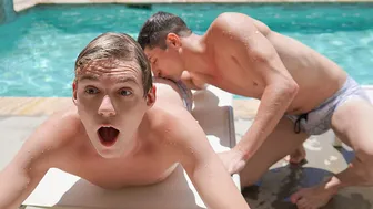 Pool party turns into a wild ass fucking marathon