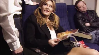 Draghixa outside oral sex on a plane upscaled to 4K