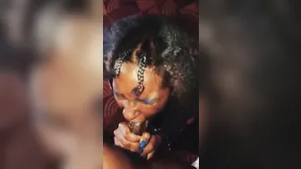Ebony girls fellatio compilation