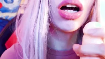 Awesome long lips 18 blows rough penis inside close-up