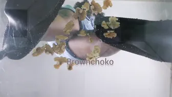 CRUSH BONDAGE HEEL CRUSH YOU MUST LICK THE MESS SPARKLY CLEAN