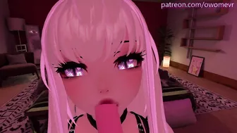 Pretty pov Head into VRchat - with Lewd Groaning and ASMR Noises