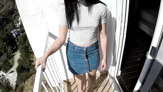 Hot teeny fucking glasses romp
