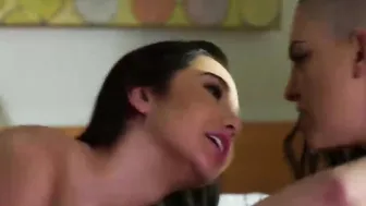 Hot Karlee Grey and Rachel Madori lick each other pussies