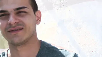 Straight Latino guy cums hard while being barebacked in POV