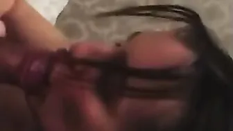 Muscle Cock fucking a hot latina girl in lingerie