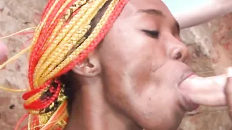 petite african amateur teen small tits at homemade threesome mmf