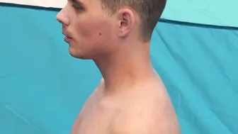 Pair of seductive young scouts fucked doggystyle by hot hunk
