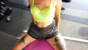 Amateur Thai MILF workout and sex after