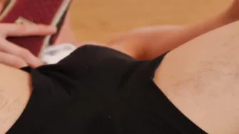 Perverted young guy sniff dirty socks and jerks off solo