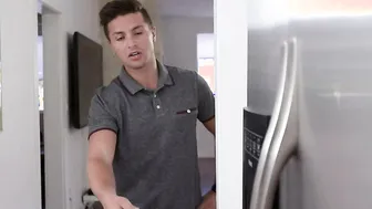 Hot MILF Gives Her Landlord A Surprise - Doggy Style Riding & Hardcore Fucking