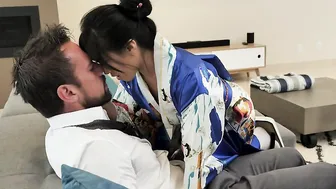 Geishagirl - Sexual Roleplay with Older Man in Traditional Japanese Setting