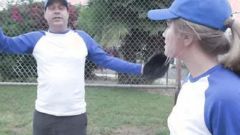 Softball Diamond Daughter Dick Down