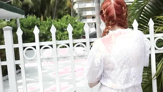 Redhead Teen Faces Off In A Wild Threesome