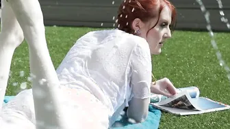 Redhead Teen Faces Off In A Wild Threesome