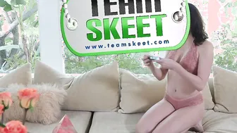 Stepsister's First Time - Older Step-Mom Teaches Young Virgin How To Please A Man