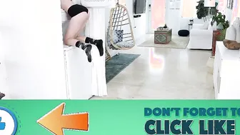 Tiny Teen Gets Touched In The Trash