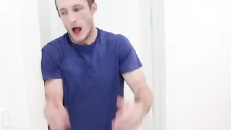 Pranked! Surprise Creampie in Public Bathroom
