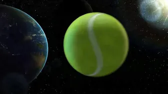 Rogue Tennis Ball Produces An Anal Racket