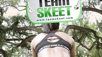 Dark Skinned Fitness Freak