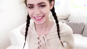 Braided Hair Blowjob