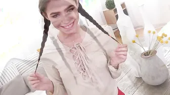 Braided Hair Blowjob