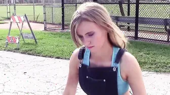 Tiny Teen Takes a Tumble