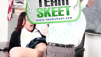 School-Wife's Cheating Husband Catches Her In Class - Fake Taxi
