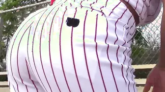 Busty Baseball Babe