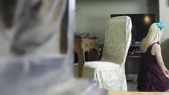 Sneaky Babysitter Gets a Dicking