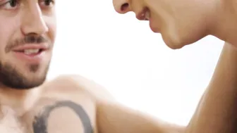 Small tits tbabe Khloe Kay fucks her horny man missionary